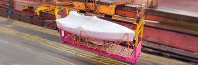 Out of gauge oversized cargo shipping