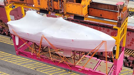 Out of gauge oversized boat shipping quotation