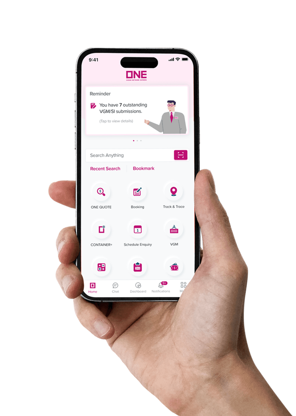 ONE mobile app