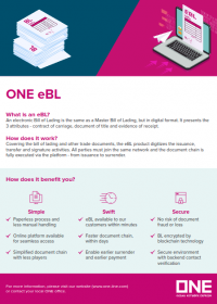 ONE eBL brochures banner