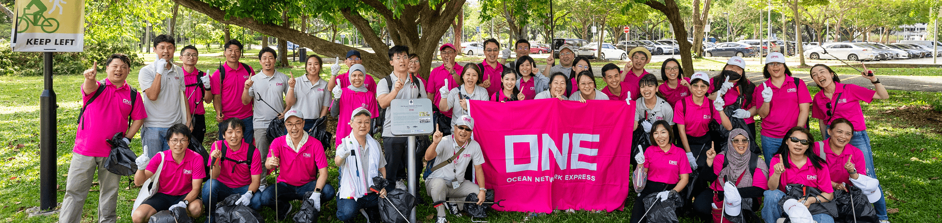 CSR park cleanup