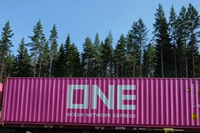Magenta ONE shipping container