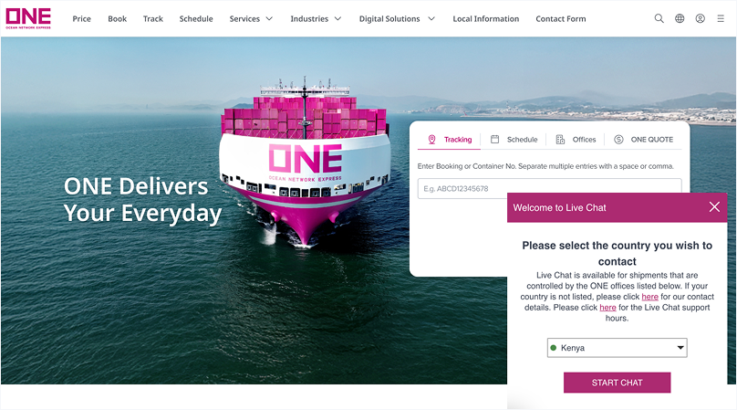 ONE customer live chat platform